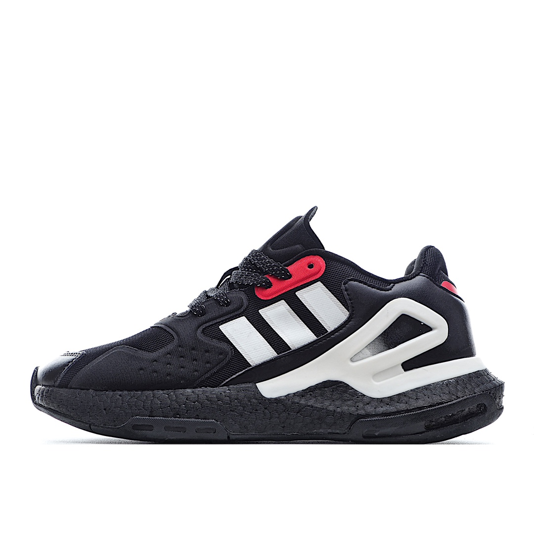 H0 公司级 真爆 全新阿迪达斯adidas三叶草 Originals 2020 Day Jogger Boost 慢跑者系列高弹复古休闲运动跑鞋。夜行者2代