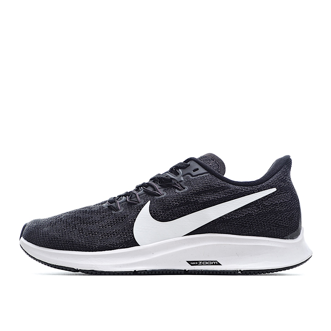 H0 Nike Air Zoom Pegasus 36 强势回归，鞋面采用工程网眼设计，为特定高热区域营造出众透气性，再现经典魅力。窄版后跟鞋口减轻滞重感，同时不失舒适感受，结合 Flywire 飞线设计，在你高速运动时提供舒适贴合感0官方