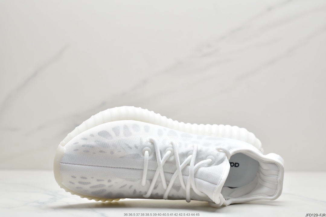 180  阿迪达斯Adidas Yeezy Boost 350 V2 Mono Pack”Clay”椰子百搭轻便爆米花中底休闲运动慢跑鞋“杏月橙”GW2870