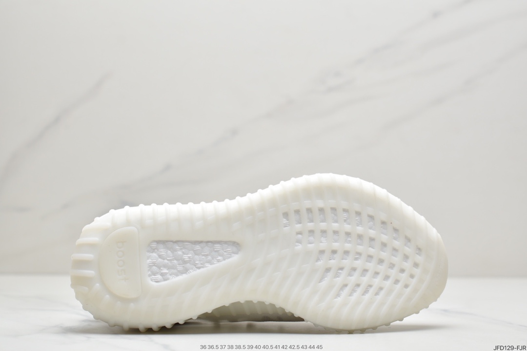 180  阿迪达斯Adidas Yeezy Boost 350 V2 Mono Pack”Clay”椰子百搭轻便爆米花中底休闲运动慢跑鞋“杏月橙”GW2870