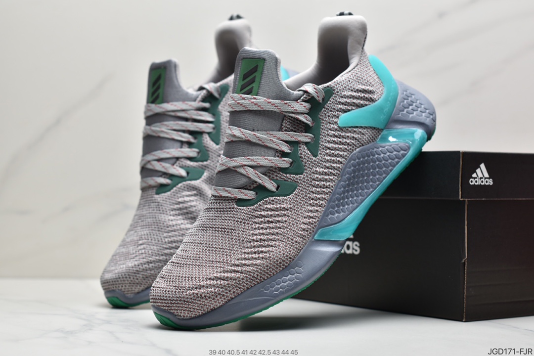 180 Adidas 阿迪达斯 AlphaBounce  Beyond m 阿尔法10代 冰丝面休闲跑步鞋 CG5608
