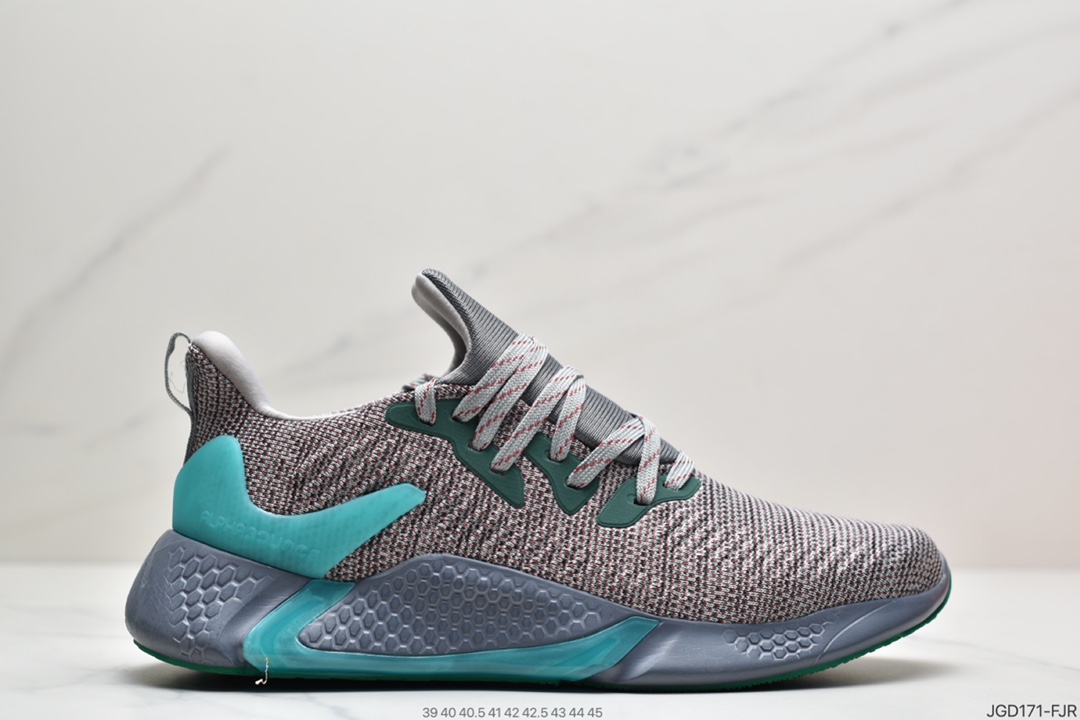 180 Adidas 阿迪达斯 AlphaBounce  Beyond m 阿尔法10代 冰丝面休闲跑步鞋 CG5608