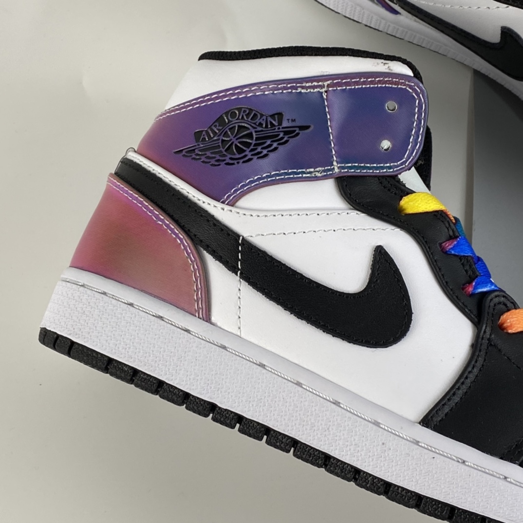 P240 Air Jordan 1 Mid AJ1 乔1 中帮百搭休闲运动板鞋  DM7802-100