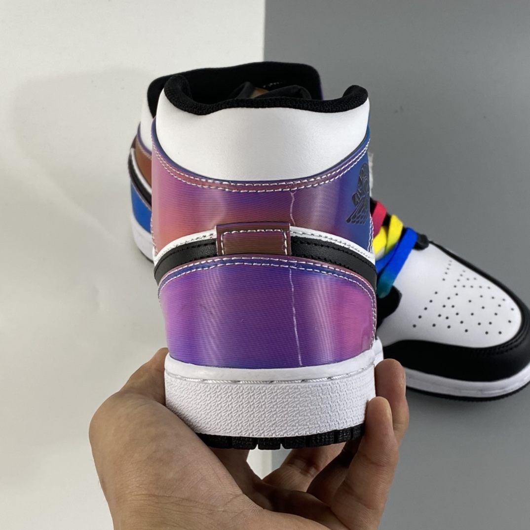 P240 Air Jordan 1 Mid AJ1 乔1 中帮百搭休闲运动板鞋  DM7802-100