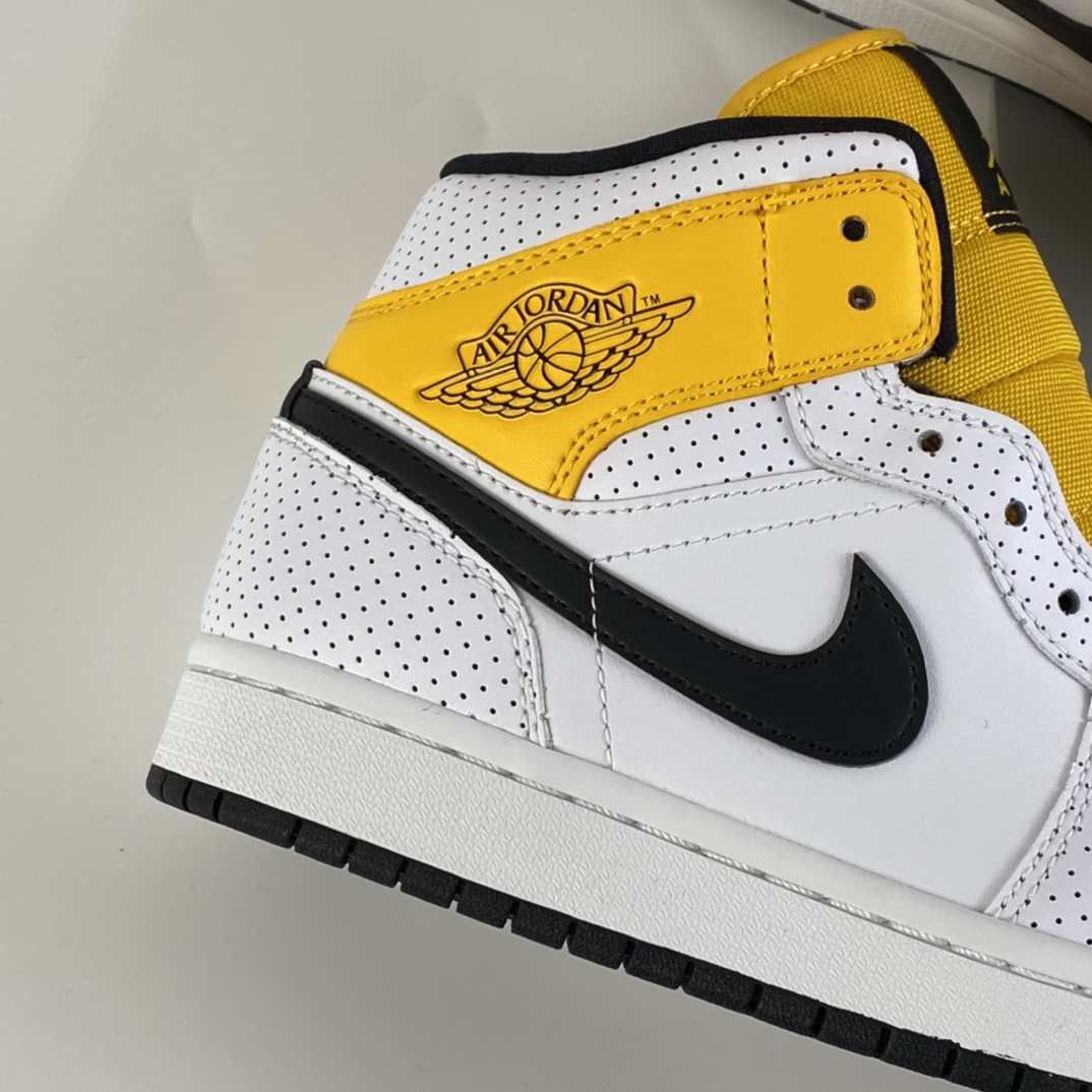 P260 Air Jordan 1 Mid AJ1 乔1 中帮百搭休闲运动板鞋 BQ6472-107