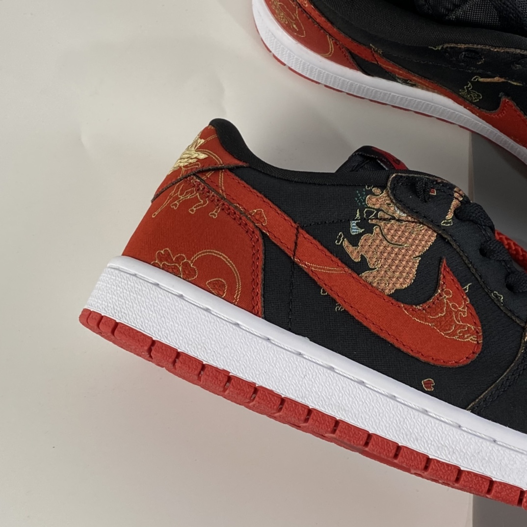 P220  Air Jordan 1 Low “CNY”AJ1 乔1低帮百搭休闲运动板鞋 DD2233-001