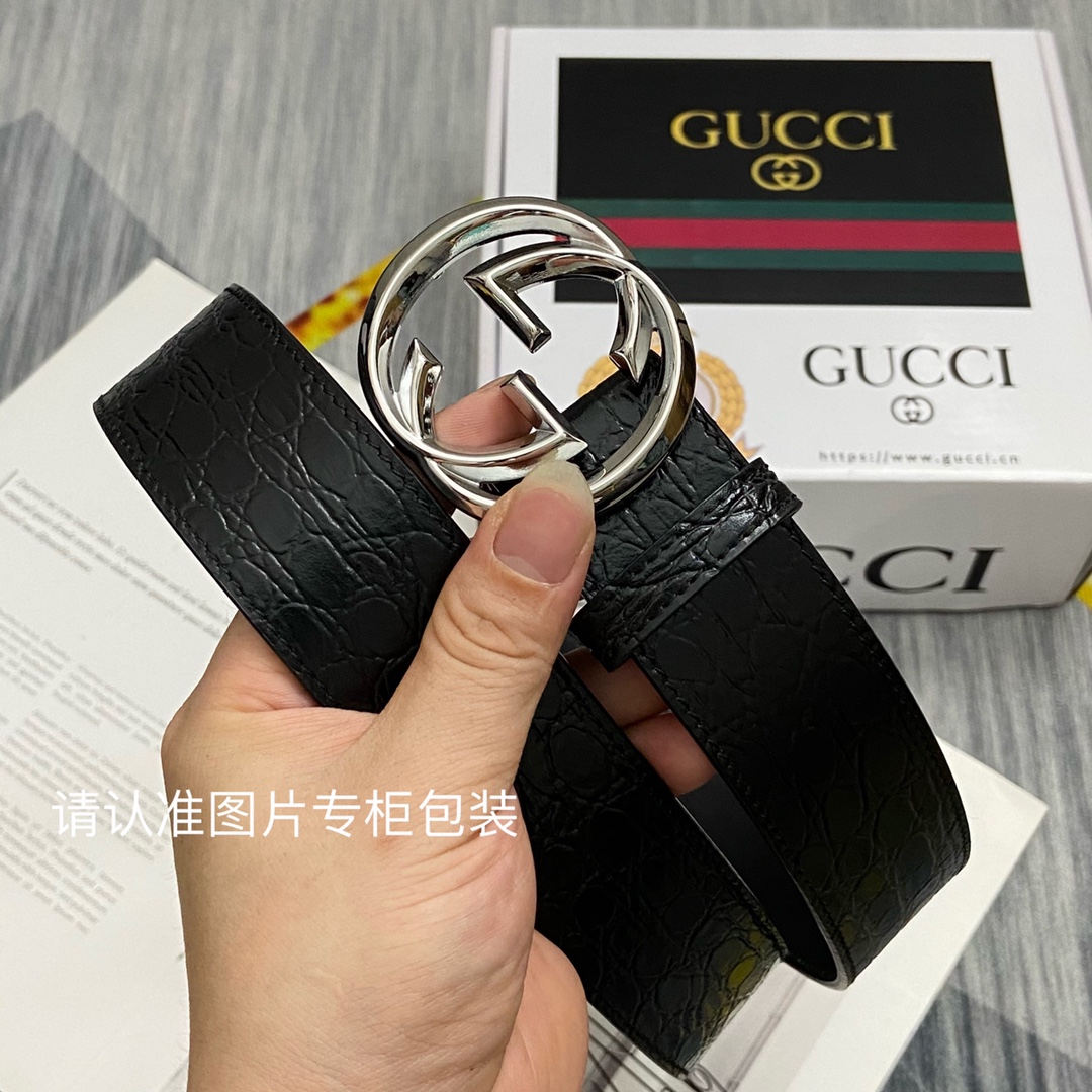 品牌GUCCI古奇原单皮带腰带面使用