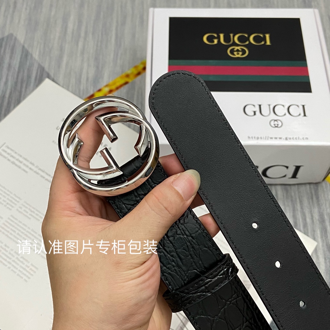 品牌GUCCI古奇原单皮带腰带面使用