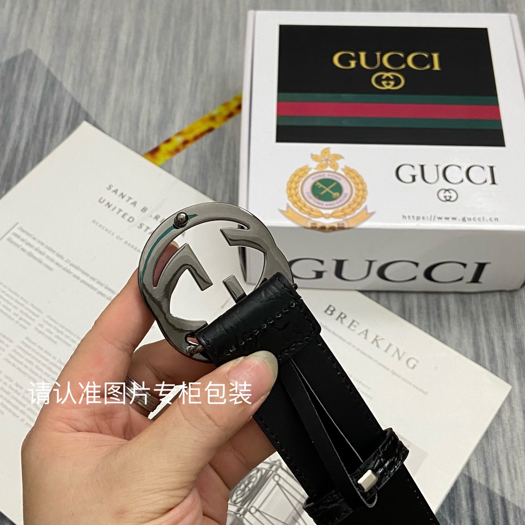 品牌GUCCI古奇原单皮带腰带面使用