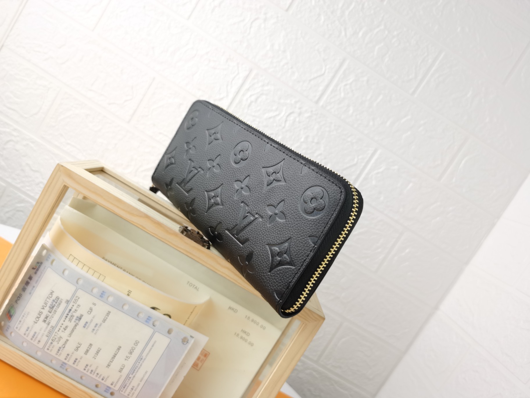 Louis Vuitton M60171 Clemence 財布 - モノグラム・アンプリント革製