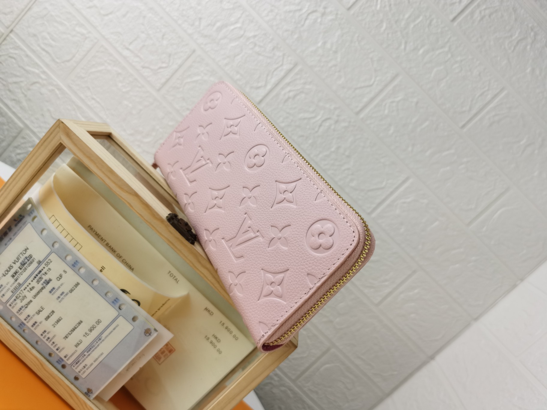 ルイ・ヴィトン M60171 クレマンス 財布 - 高級モノグラムエンプラントレザー