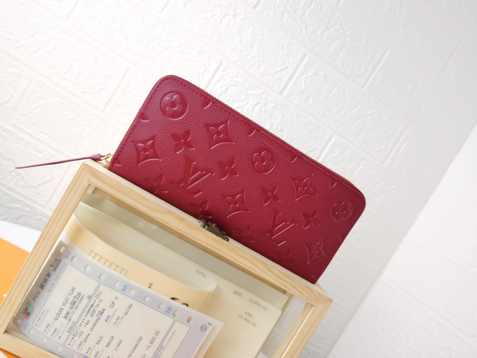 ルイ・ヴィトン M60171 クレマンス 財布 - エレガントなモノグラムエンプレントレザー