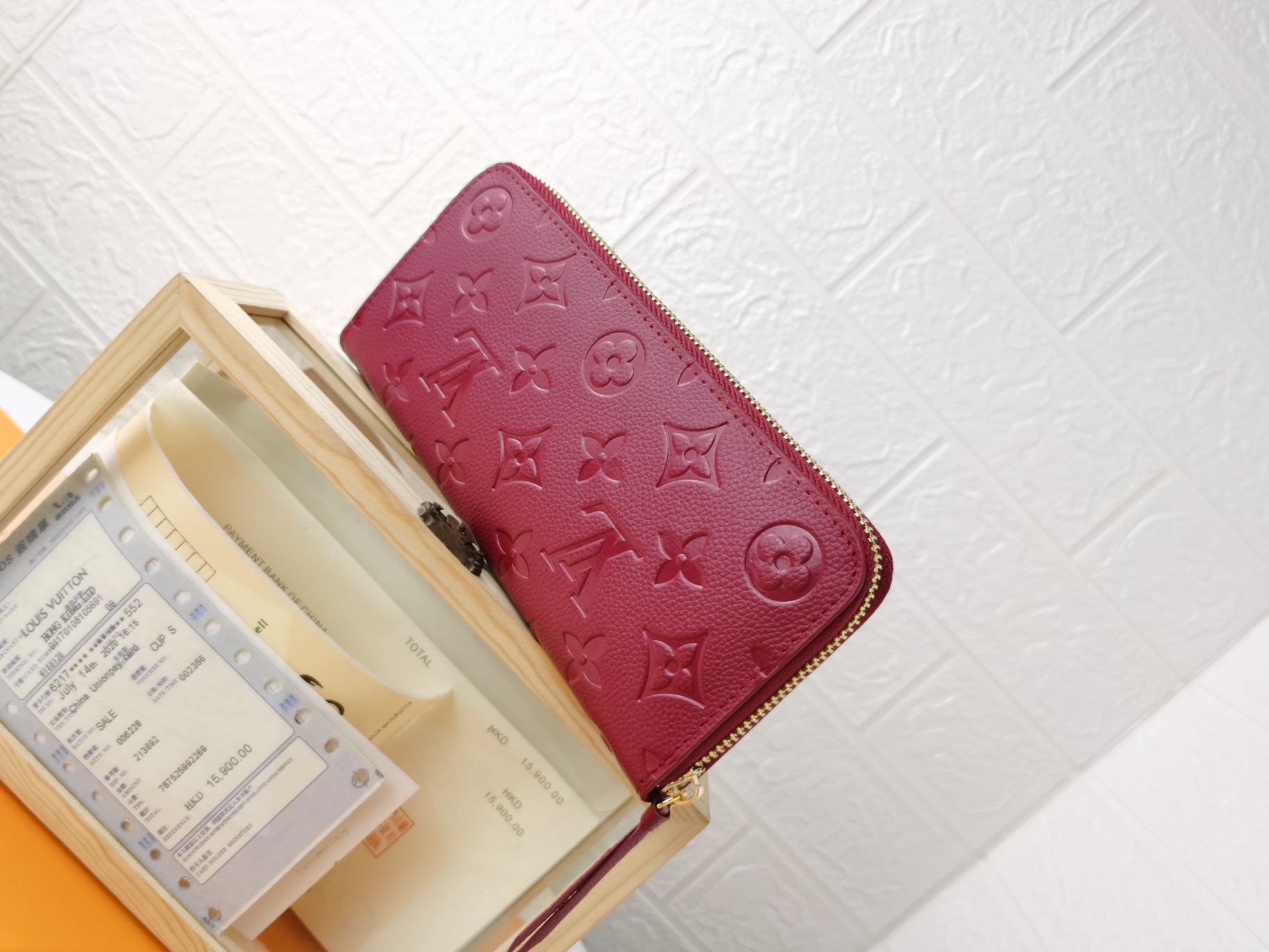 ルイ・ヴィトン M60171 クレマンス 財布 - エレガントなモノグラムエンプレントレザー