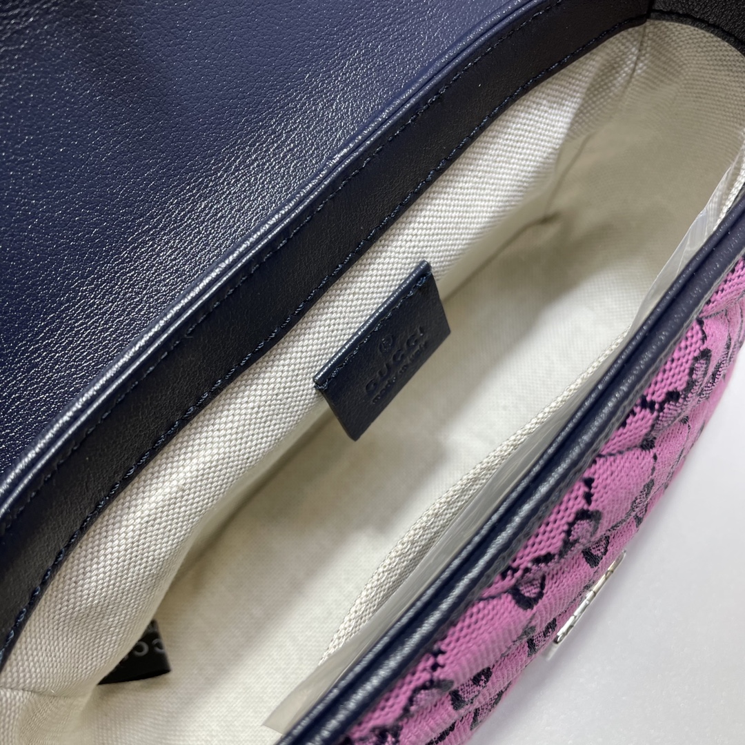 GUCCI古驰GG Multicolor系列GG Marmont迷你手提包583571