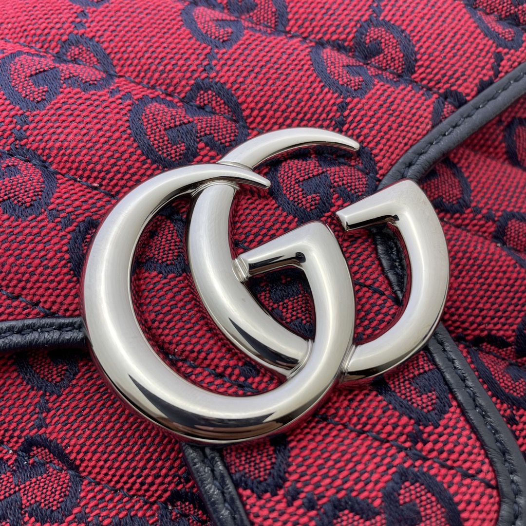 GUCCI古驰GG Multicolor系列GG Marmont迷你手提包583571