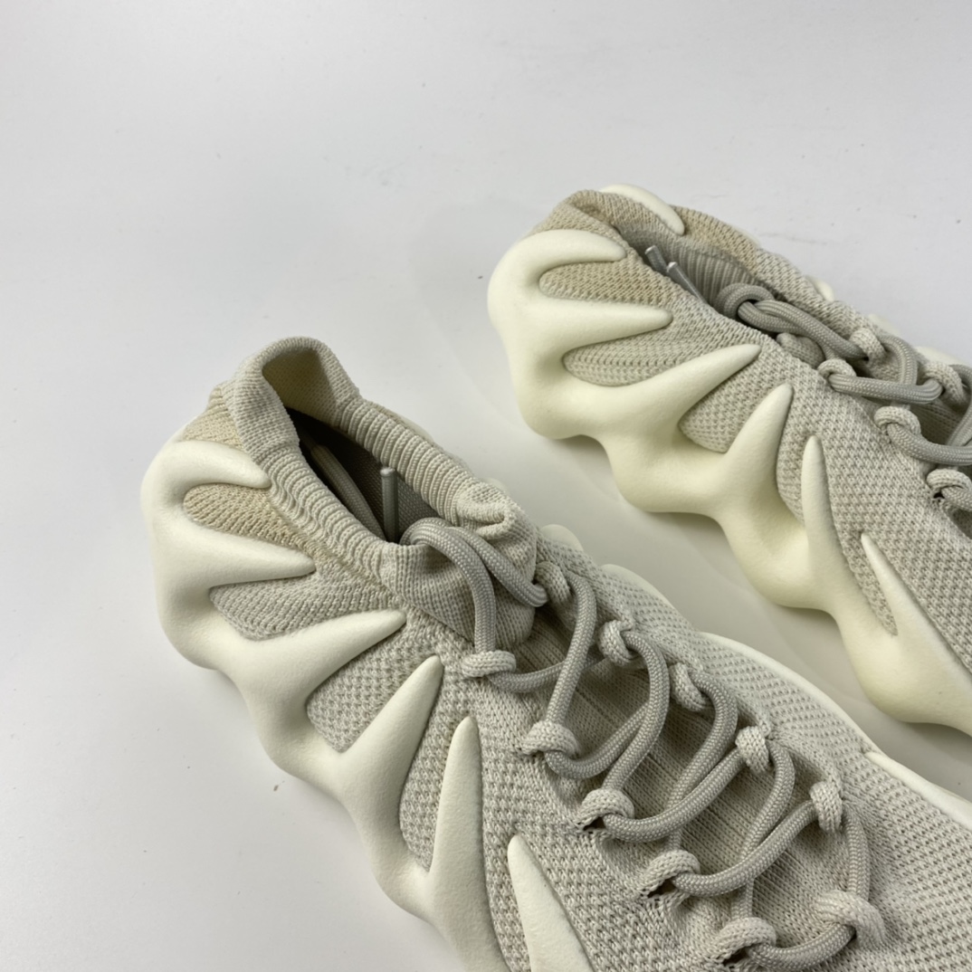P360 Kanye West x Adidas Yeezy 450 米白 八爪袜套式轻便针织透气休闲运动慢跑鞋 H68038