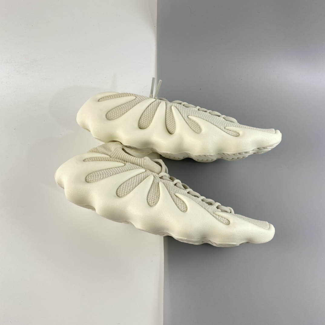 P360 Kanye West x Adidas Yeezy 450 米白 八爪袜套式轻便针织透气休闲运动慢跑鞋 H68038