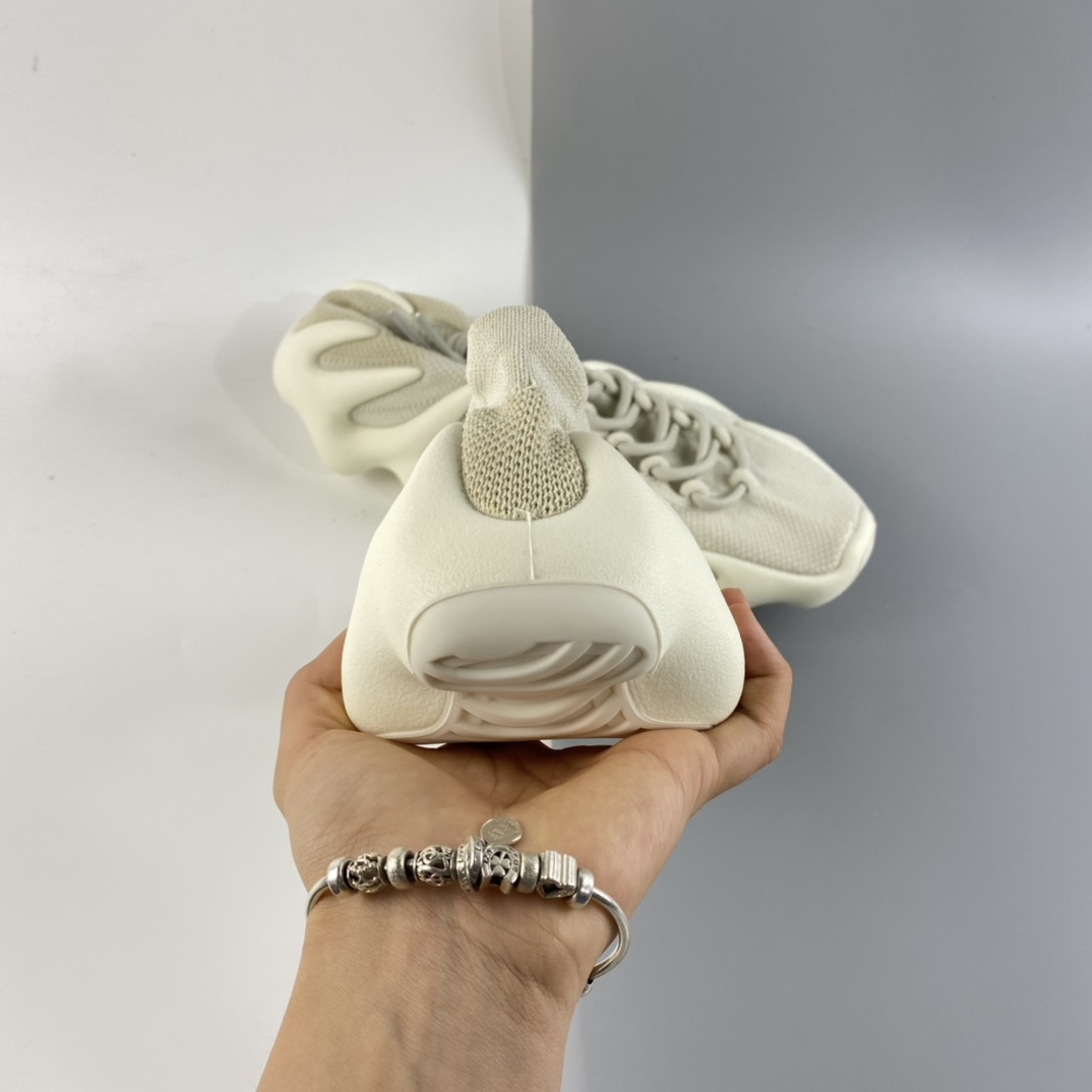 P360 Kanye West x Adidas Yeezy 450 米白 八爪袜套式轻便针织透气休闲运动慢跑鞋 H68038