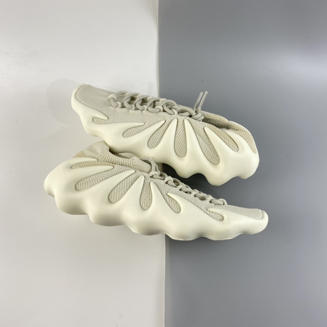 P360 Kanye West x Adidas Yeezy 450 米白 八爪袜套式轻便针织透气休闲运动慢跑鞋 H68038