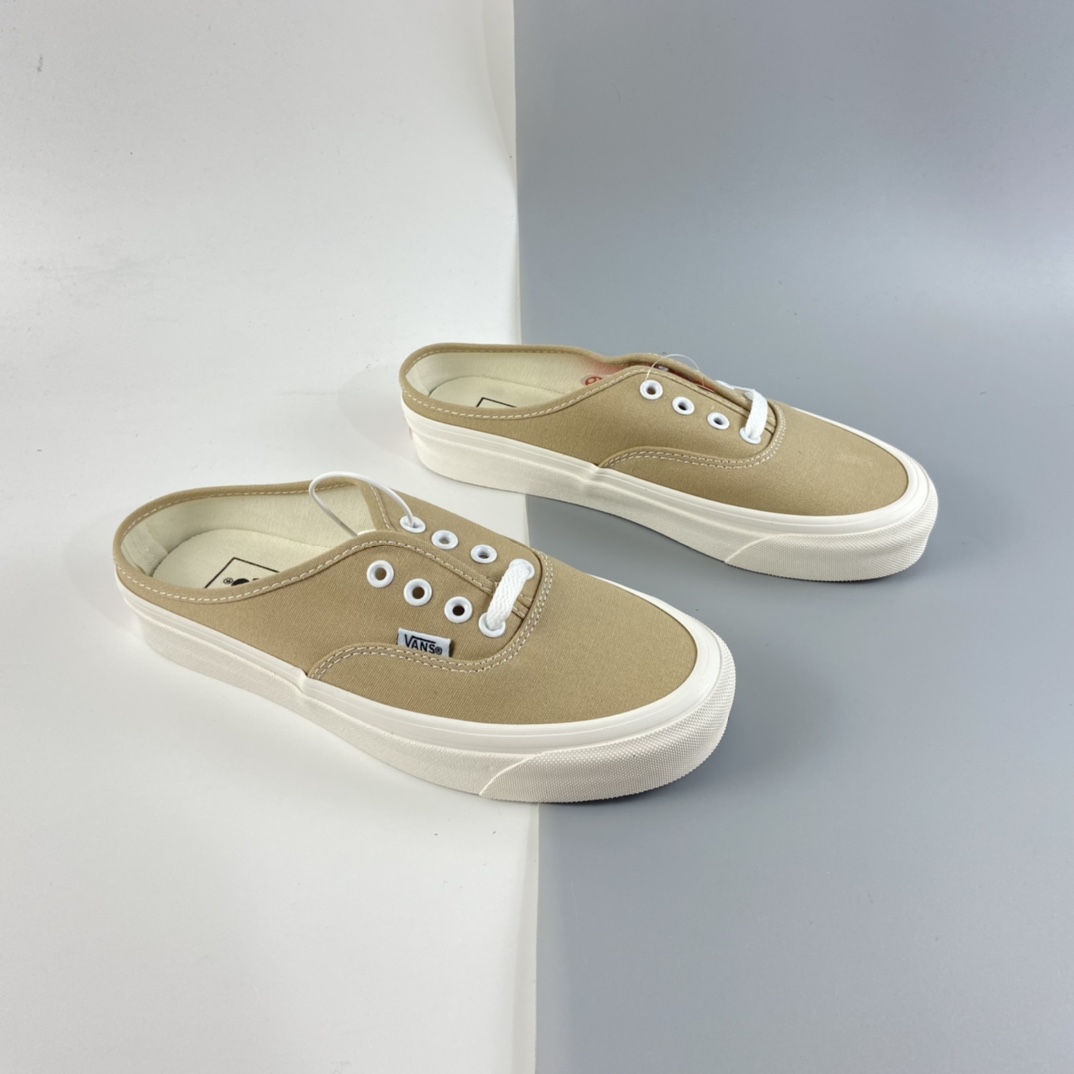 P140 Vans aut 半跟懒人拖鞋 经典女款低帮帆布鞋 VN0A54F7583