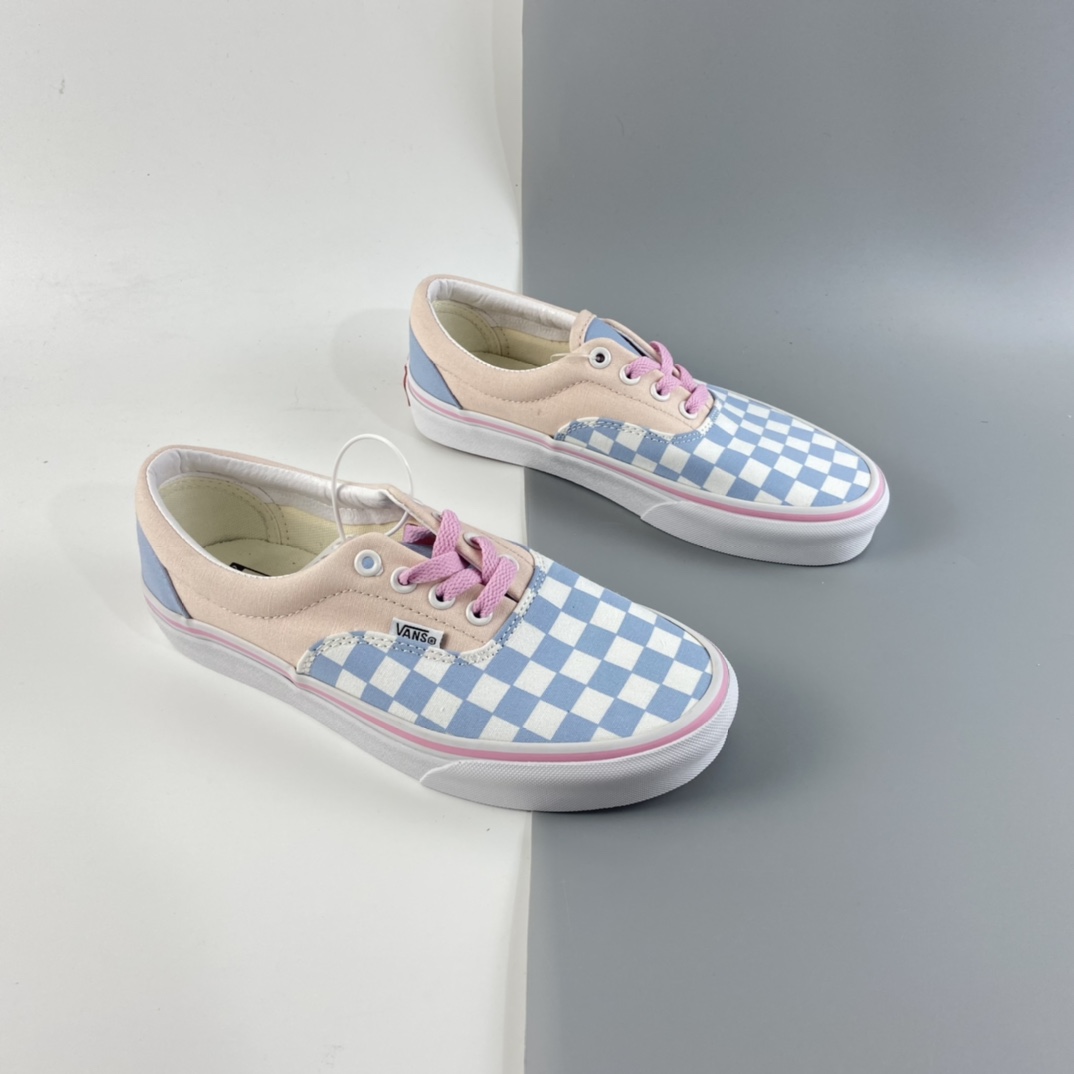 P150 Vans Era 万斯蓝粉棋盘格 VN0A4BV5VEG