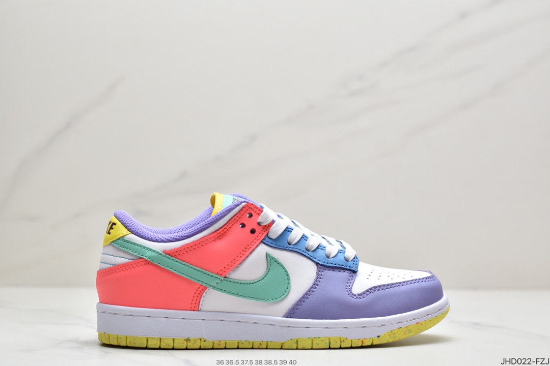 190 耐克Nike SB Dunk Low SE＂Candy＂ 彩蛋/糖果鸳鸯 扣篮系列低帮休闲运动滑板鞋DD1872-100