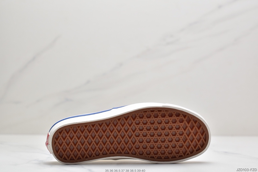 140 万斯Vans Authentic 44DX经典安娜海姆 4孔低帮硫化半拖滑板鞋复古AUT高端硫化 休闲板鞋