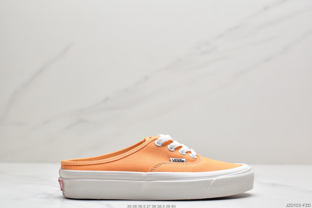 140 万斯Vans Authentic 44DX经典安娜海姆 4孔低帮硫化半拖滑板鞋复古AUT高端硫化