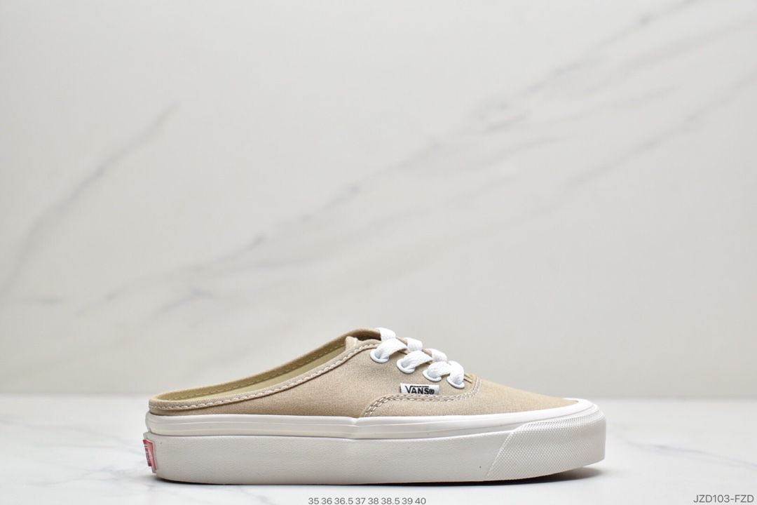 140 万斯Vans Authentic 44DX经典安娜海姆 4孔低帮硫化半拖滑板鞋复古AUT高端硫化