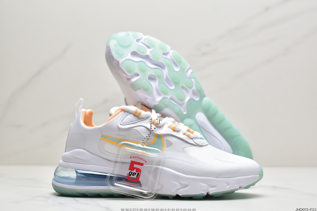 190 耐克Nike Air Max 270 React 半小掌气垫跑鞋 CV8818-102