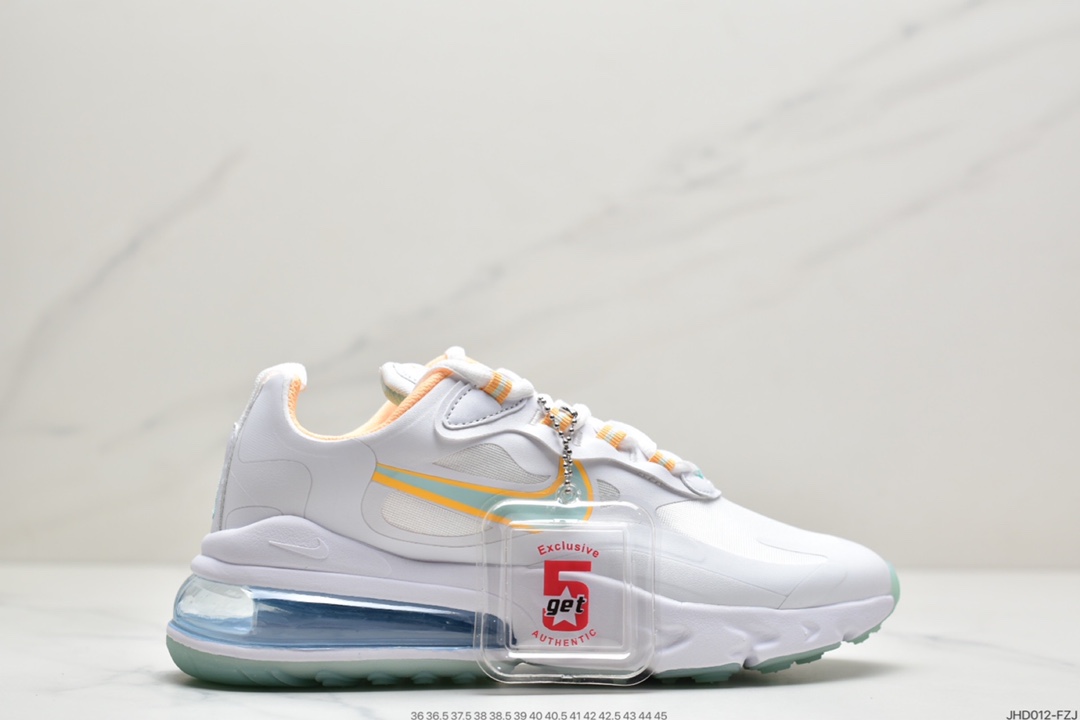 190 耐克Nike Air Max 270 React 半小掌气垫跑鞋 CV8818-102