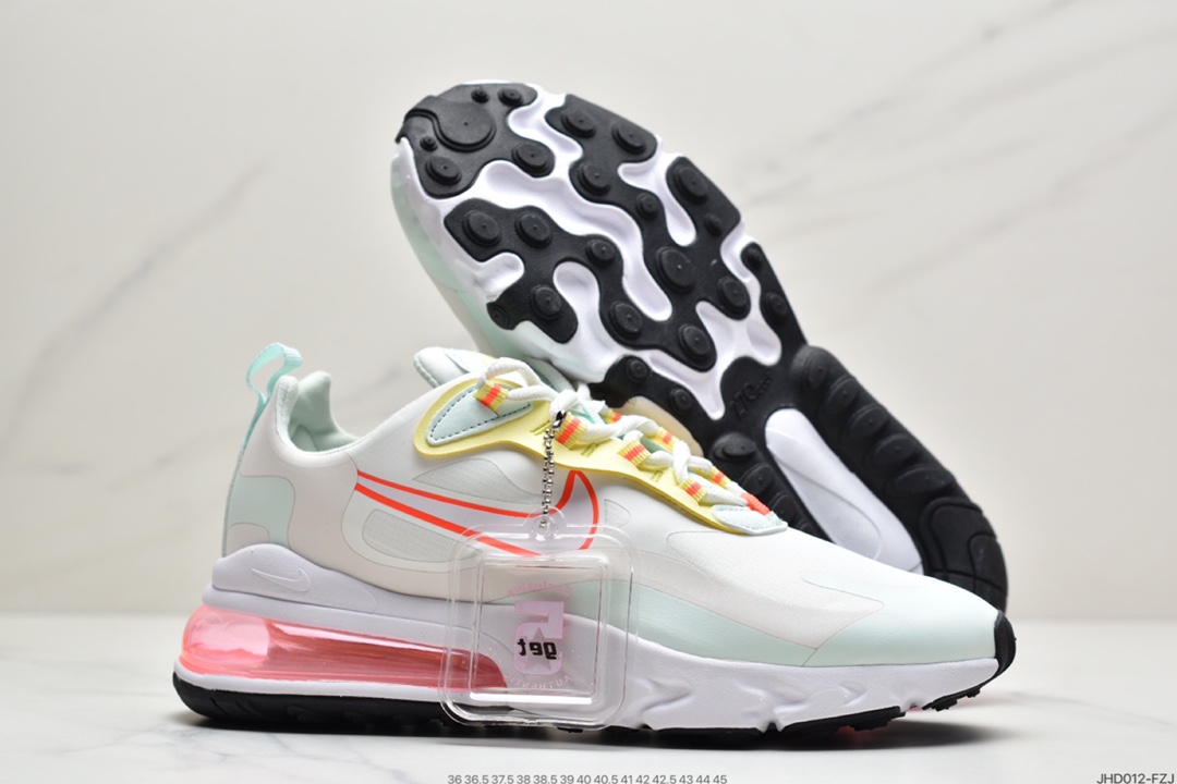 190 耐克Nike Air Max 270 React 半小掌气垫跑鞋 CV8818-102