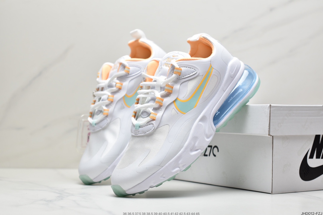 190 耐克Nike Air Max 270 React 半小掌气垫跑鞋 CV8818-102