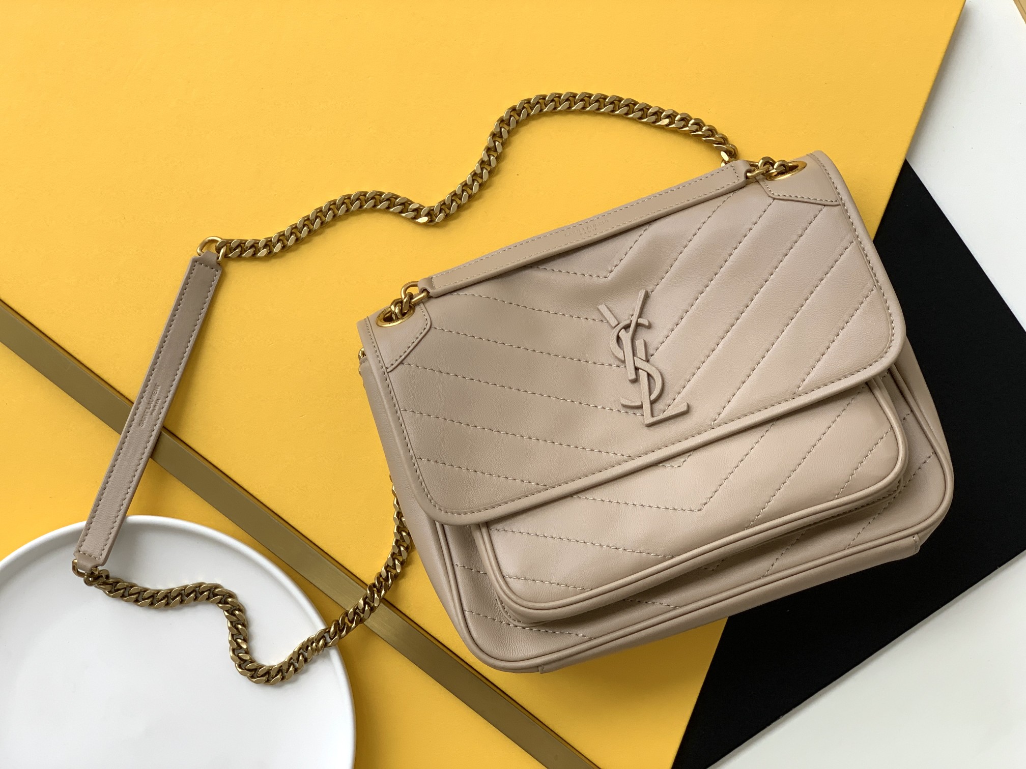 Niki baby lambskin chain bag flap shoulder crossbody