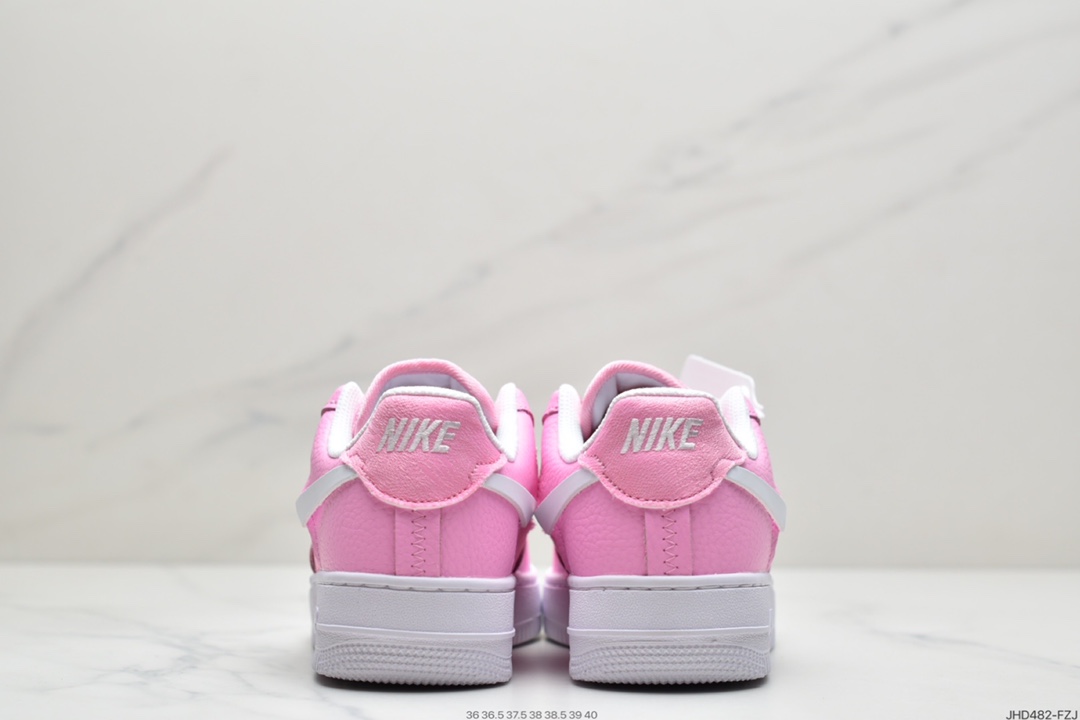 190 耐克NIKE Air FORCE 1 Lx 空军一号解构断勾 白粉配色  DJ6904-600