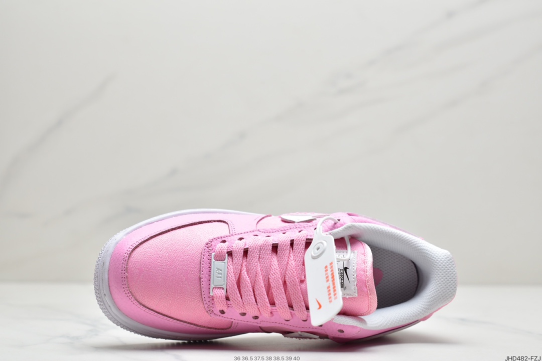 190 耐克NIKE Air FORCE 1 Lx 空军一号解构断勾 白粉配色  DJ6904-600