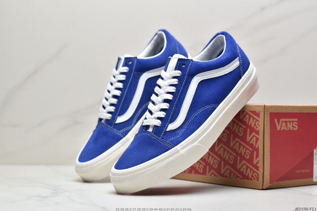 150 万斯范斯VANS  Old Skool  万斯经典款低帮男女翻毛职业滑板鞋