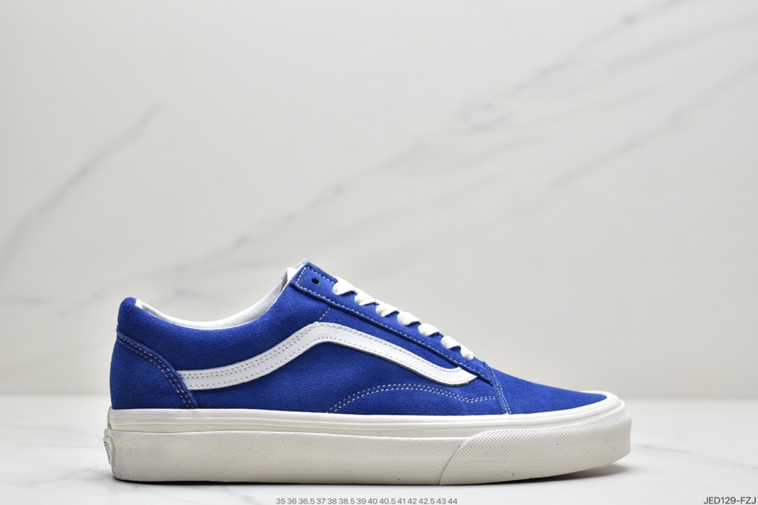 150 万斯范斯VANS  Old Skool  万斯经典款低帮男女翻毛职业滑板鞋