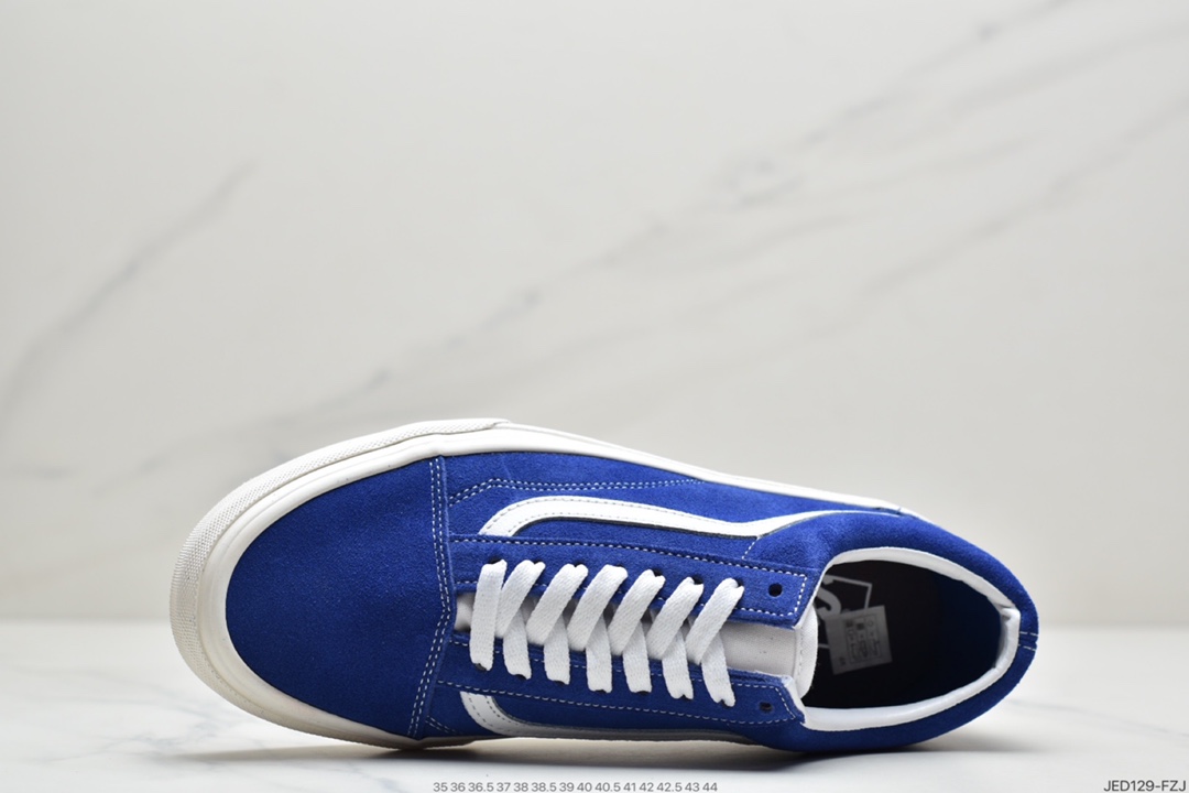 150 万斯范斯VANS  Old Skool  万斯经典款低帮男女翻毛职业滑板鞋