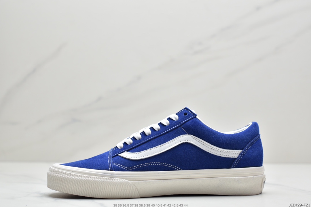 150 万斯范斯VANS  Old Skool  万斯经典款低帮男女翻毛职业滑板鞋