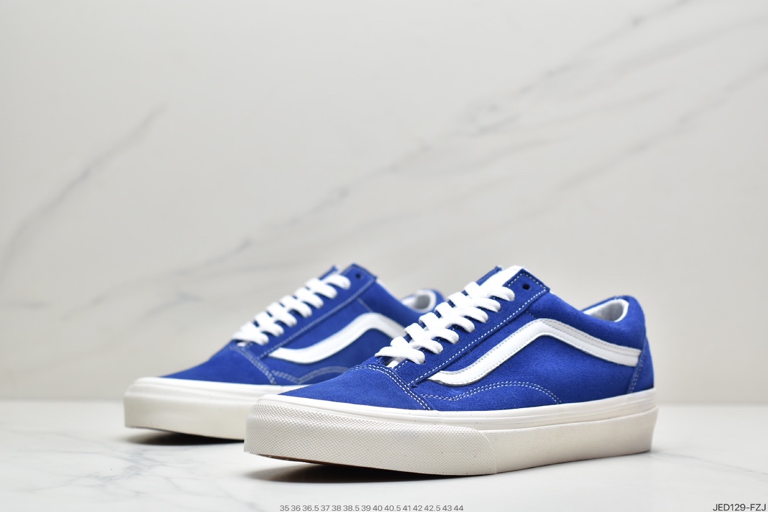 150 万斯范斯VANS  Old Skool  万斯经典款低帮男女翻毛职业滑板鞋