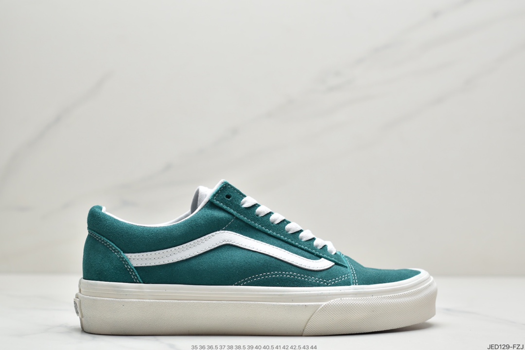 150 万斯范斯VANS  Old Skool  万斯经典款低帮男女翻毛职业滑板鞋