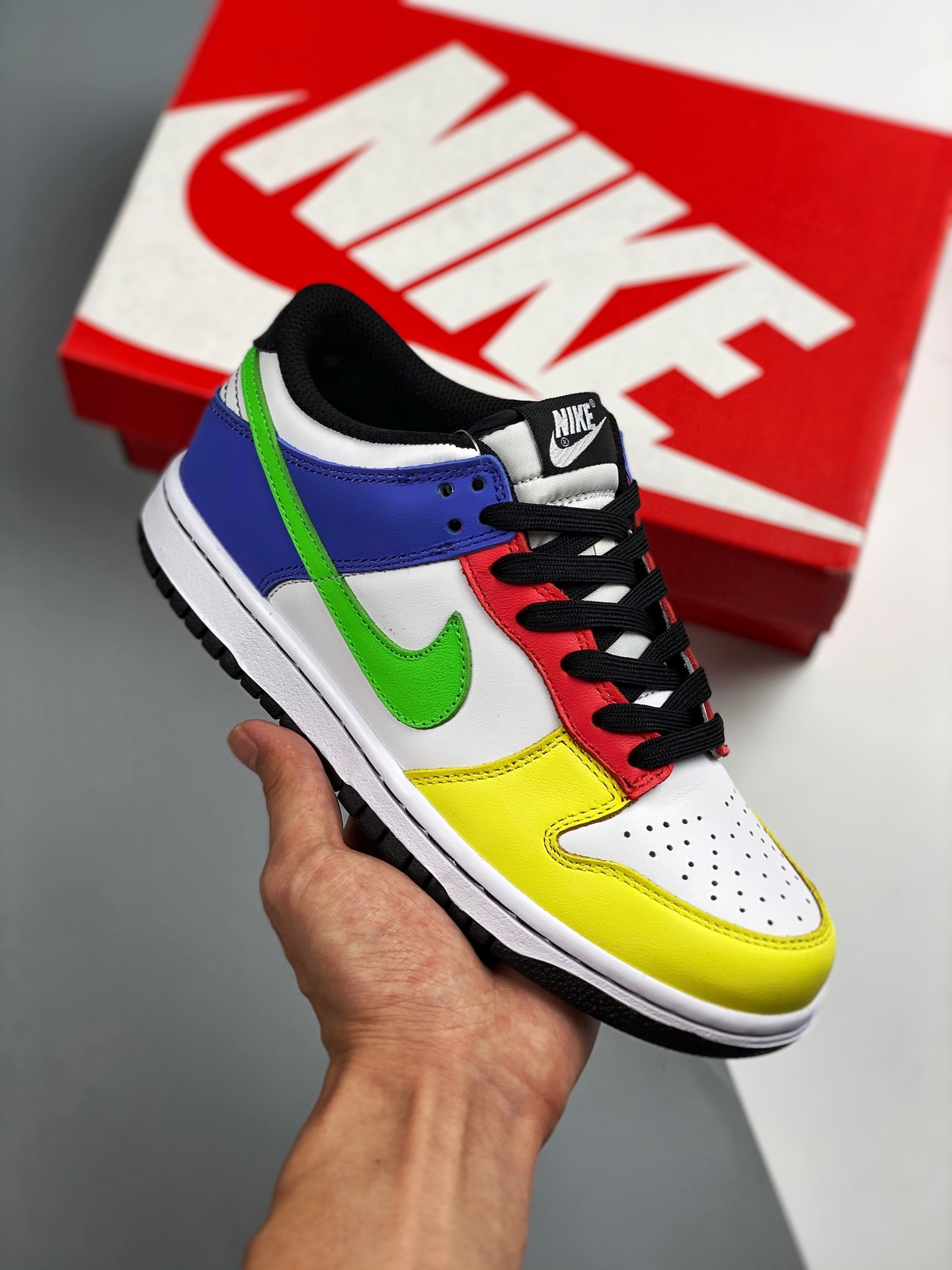 NK Dunk Low SE "Free.99" combinación de colores multicolor y mixta, producción de fábrica grande, muy recomen…
