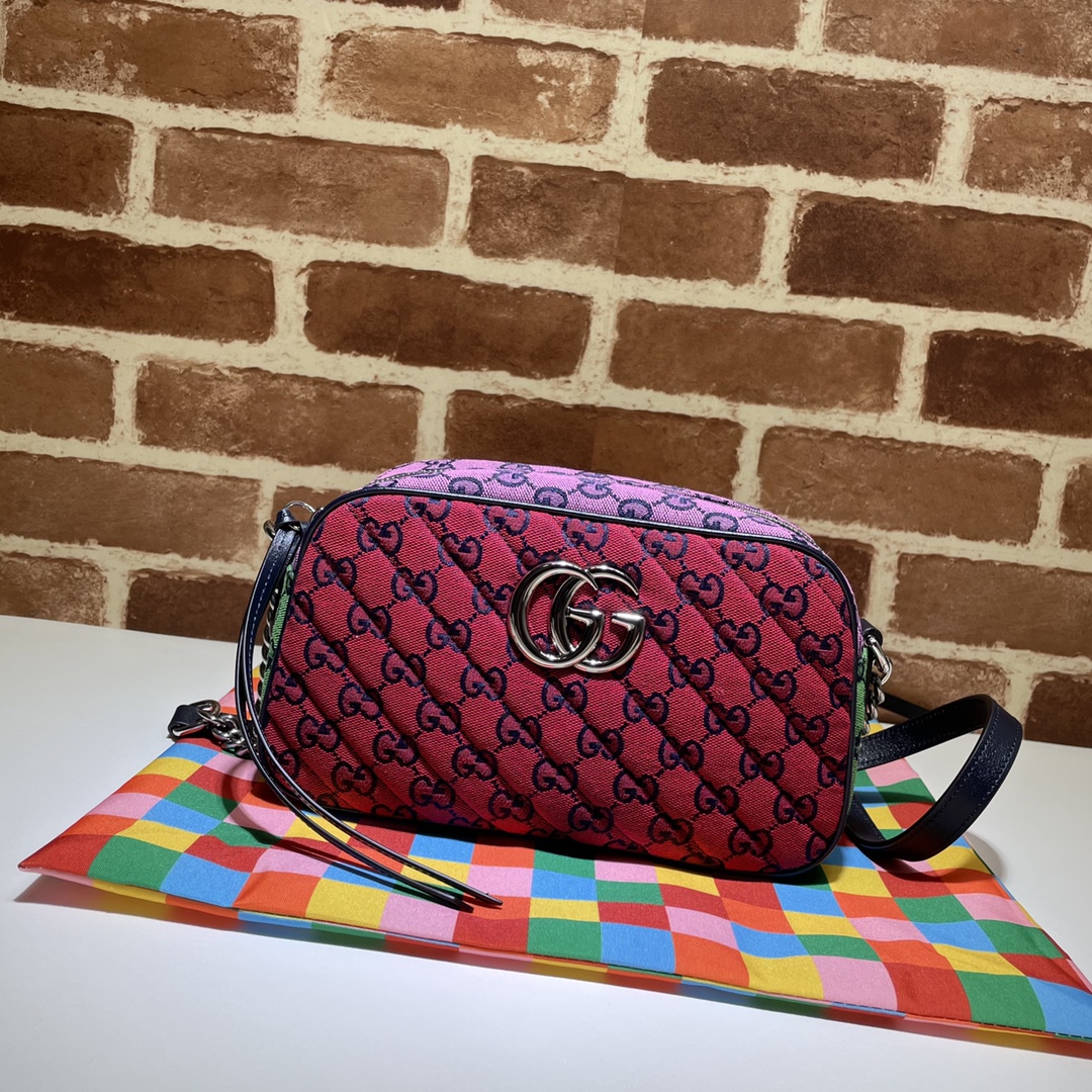NO:197844,The quality of the counter, top-quality original goods, real-life photos!  Model number 447632 Red color patchwork size 24X height 12X side width 7, shipped!  Batch, GUCCI [original skin], gucci19860909专柜品质,顶级原单货,实物实拍！款号447632红彩拼布尺寸宽24X高12X侧宽7,出货啦！批,GUCCI【原厂皮】,gucci,Bag
