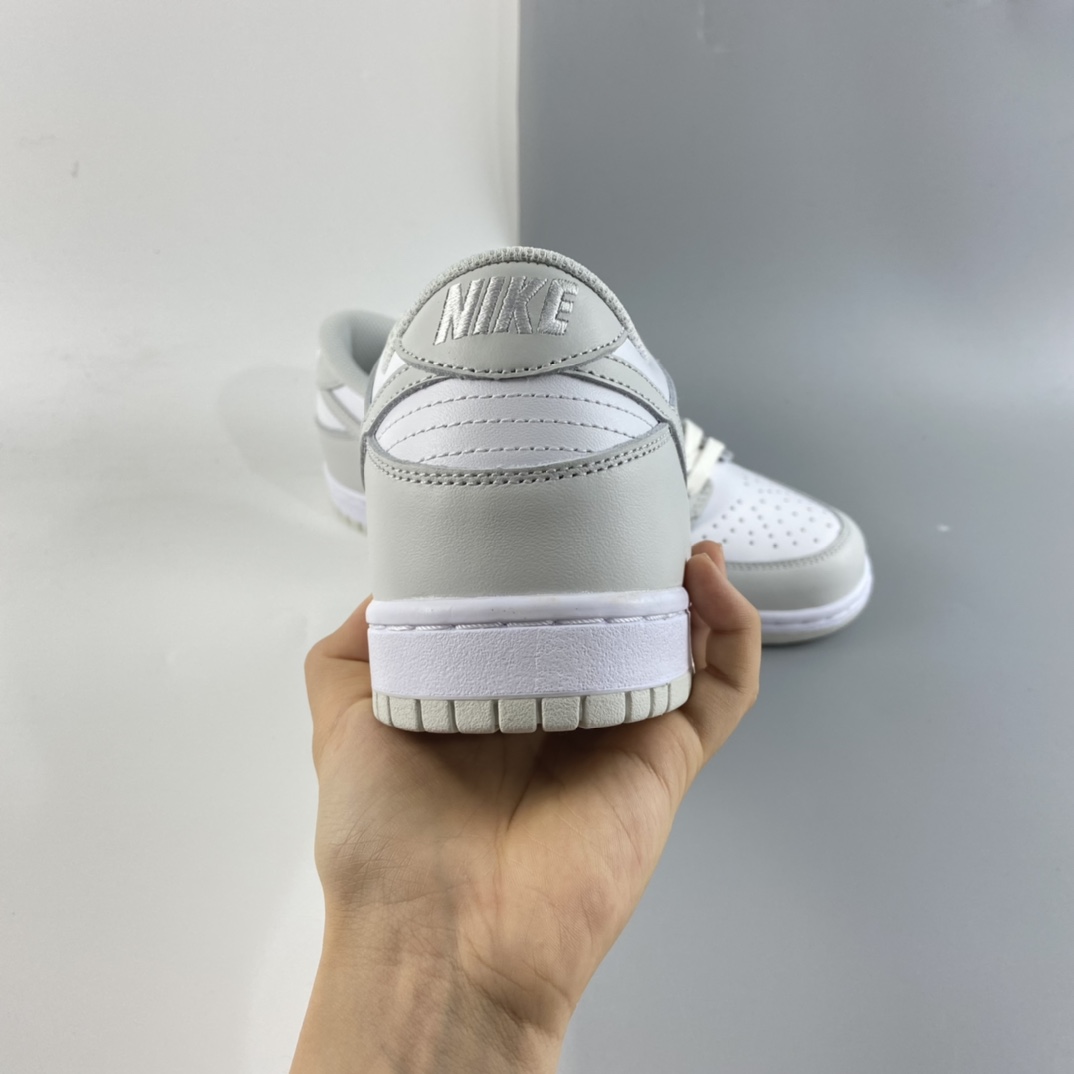 P300 Nike SB Dunk Low 扣篮系列白淡灰配色低帮休闲运动滑板鞋 DD1503-103