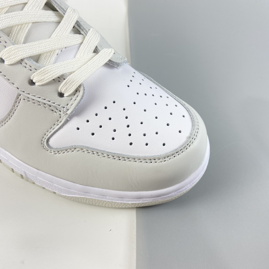 P300 Nike SB Dunk Low 扣篮系列白淡灰配色低帮休闲运动滑板鞋 DD1503-103