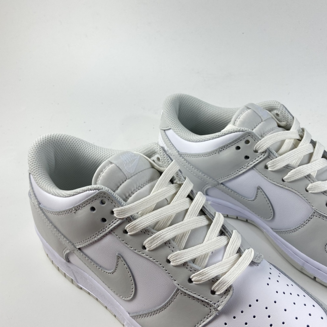 P300 Nike SB Dunk Low 扣篮系列白淡灰配色低帮休闲运动滑板鞋 DD1503-103
