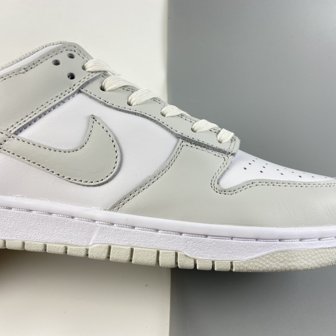 P300 Nike SB Dunk Low 扣篮系列白淡灰配色低帮休闲运动滑板鞋 DD1503-103