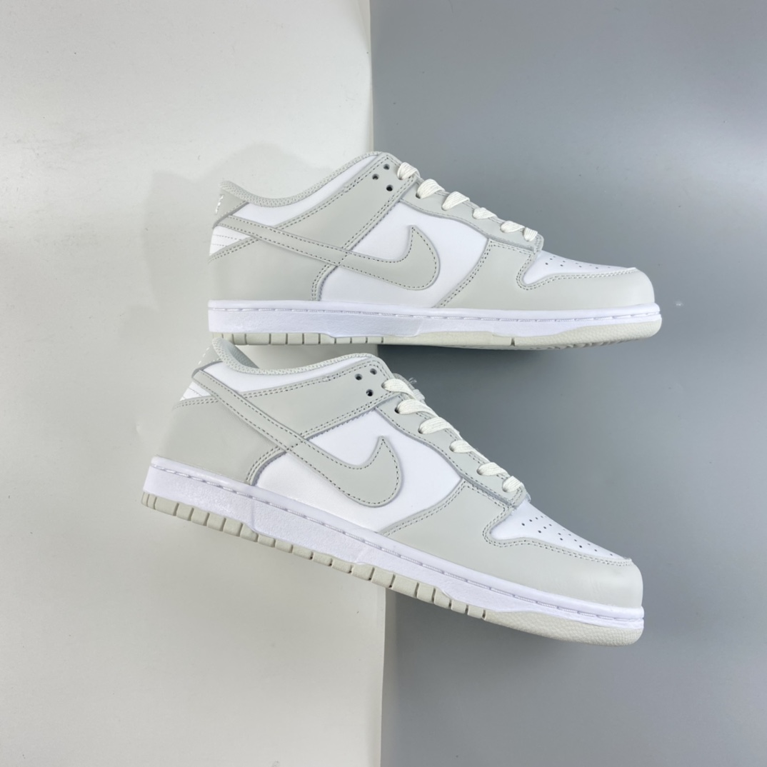 P300 Nike SB Dunk Low 扣篮系列白淡灰配色低帮休闲运动滑板鞋 DD1503-103