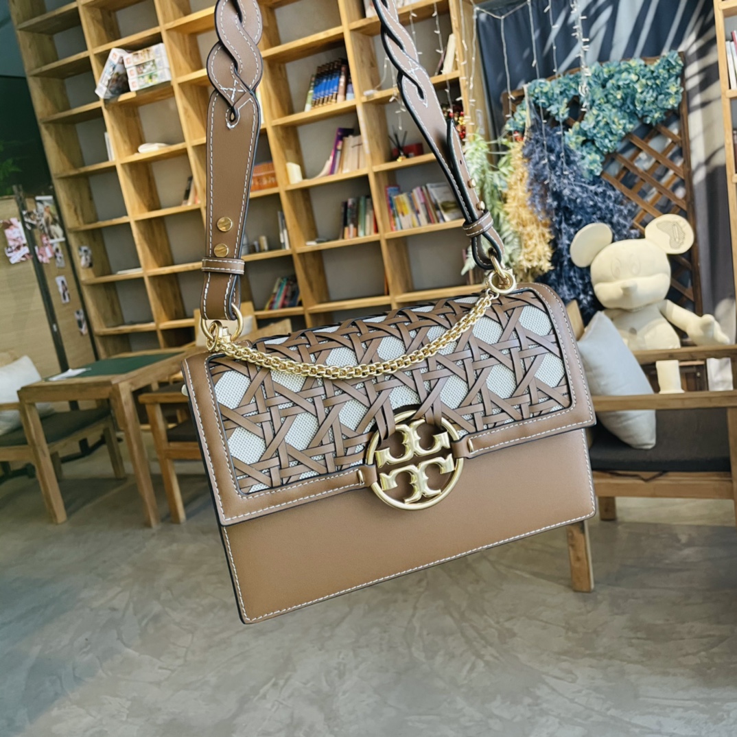 Tory Burch ～931 miller 大号编织风琴包